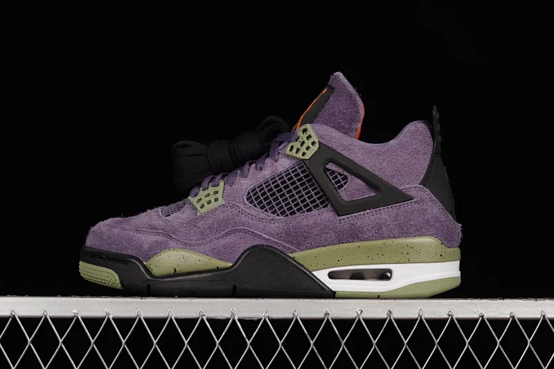 All categories Air Jordan Jordan series basketball shoes Air Jordan 4 foreign trade version Air Jordan 4 Retro "Canyon Purple" AJ4 Joe 4 purple suede basketball shoes AQ9129-500